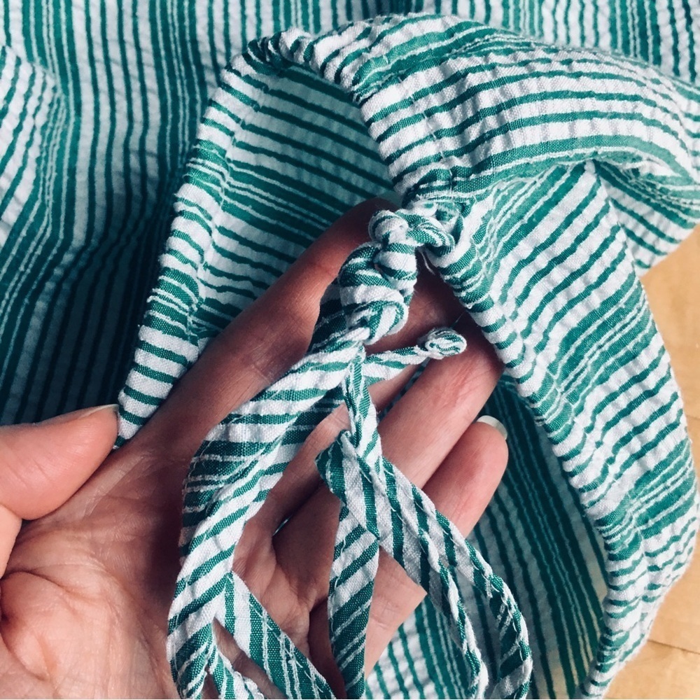 Universal Thread Striped, Drawstring Hem Tank Top… - image 7